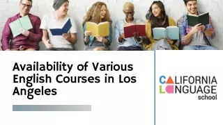 Enroll in English Courses in Los Angeles | California Language School