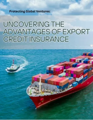 Exploring the Benefits of Export Credit Insurance