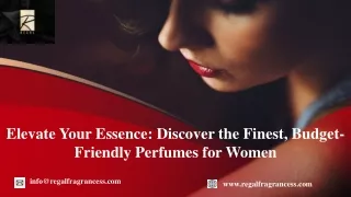 Elevate Your Essence Discover the Finest, Budget-Friendly Perfumes for Women