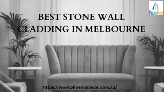 Best Stone Wall Cladding in Melbourne