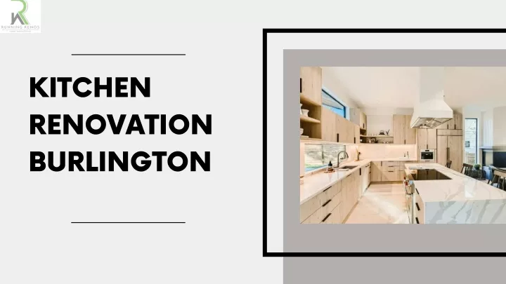 kitchen renovation burlington