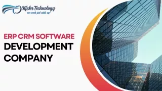 Best ERP & CRM development company in Noida | Kickr Technology