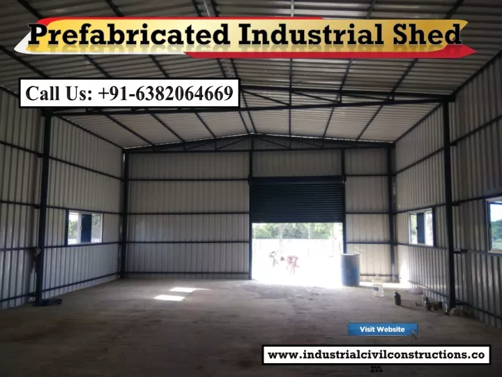 prefabricated industrial shed