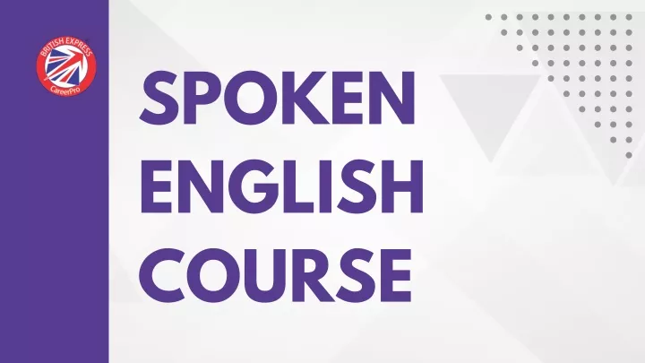 spoken english course