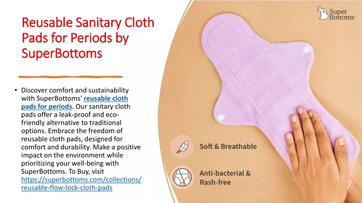 reusable sanitary cloth pads for periods by superbottoms