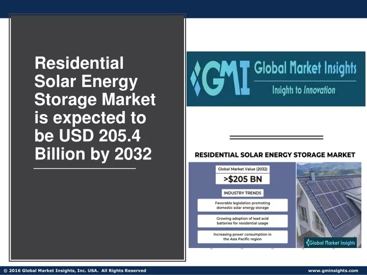 residential solar energy storage market