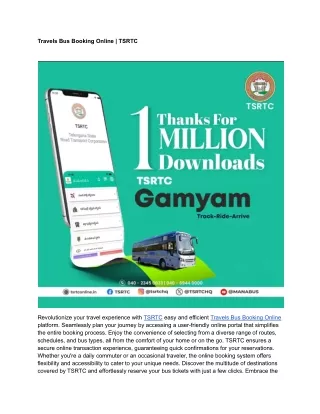 travels bus booking online tsrtc