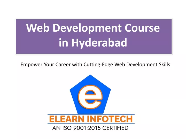 web development course in hyderabad
