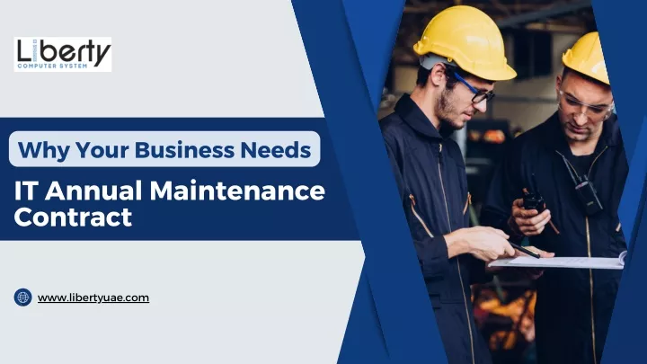 why your business needs it annual maintenance