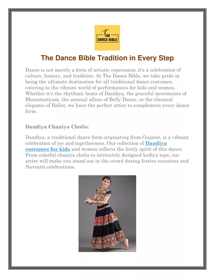 the dance bible tradition in every step