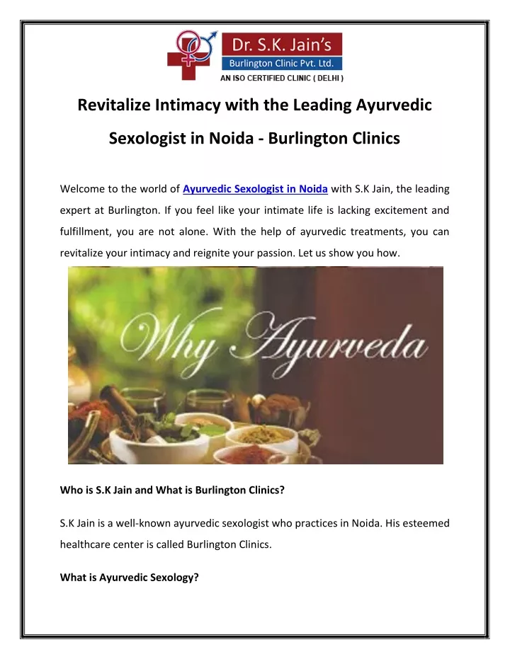 revitalize intimacy with the leading ayurvedic