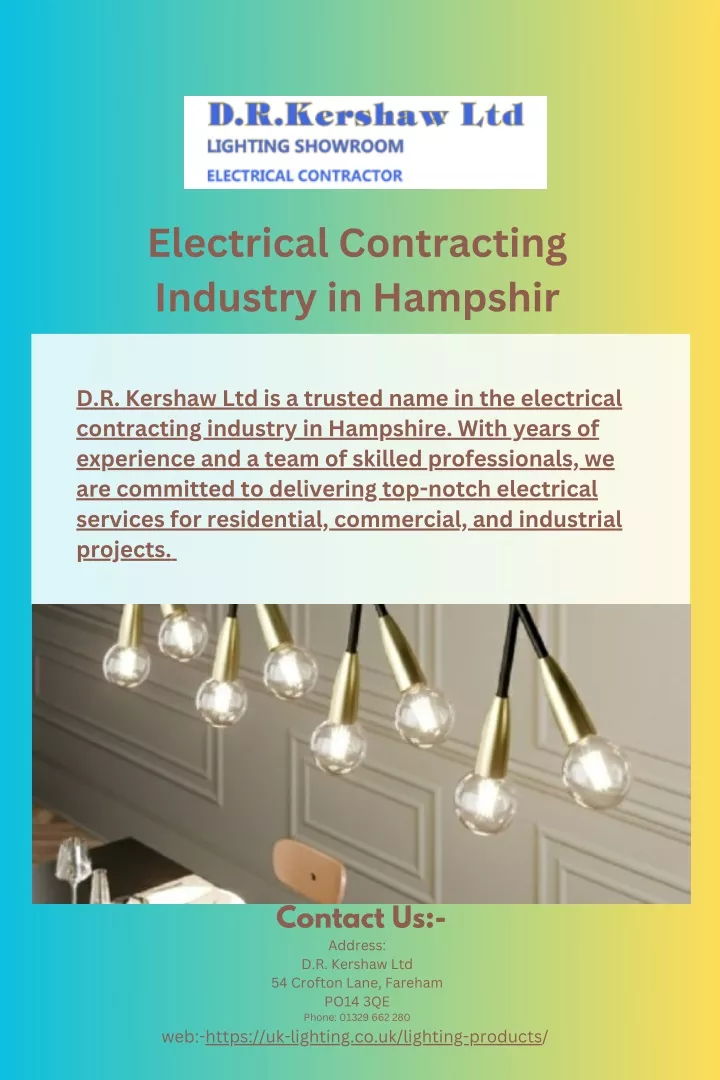 electrical contracting industry in hampshir