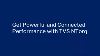 get powerful and connected performance with