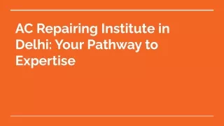ac repairing institute in delhi your pathway
