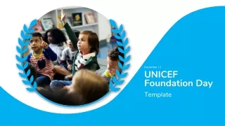 Free UNICEF foundation day template |Slideceo