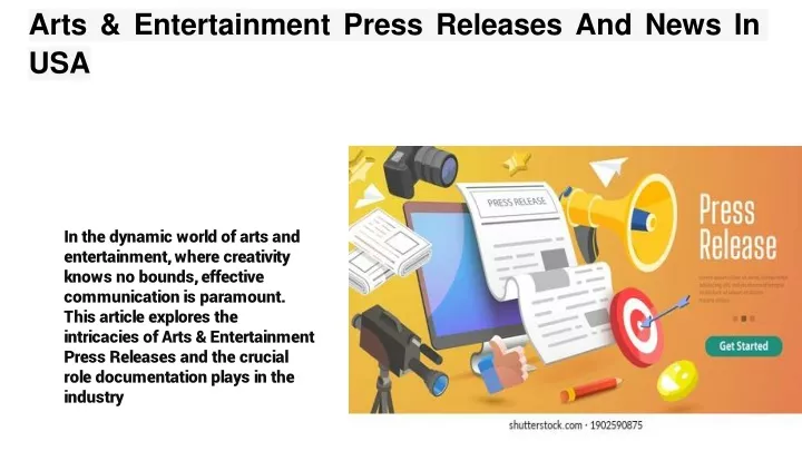 arts entertainment press releases and news in usa