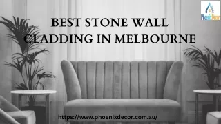 Best Stone Wall Cladding in Melbourne