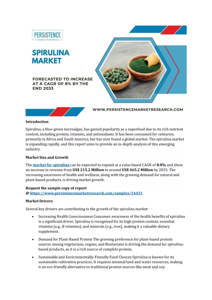 introduction spirulina a blue green microalgae