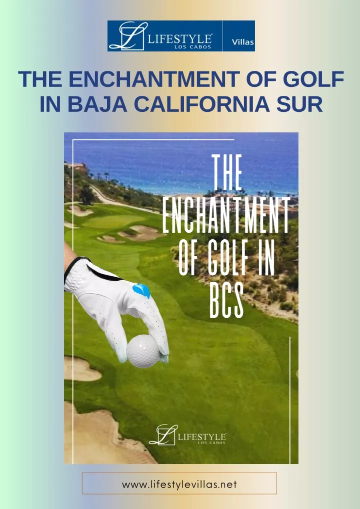 the enchantment of golf in baja california sur