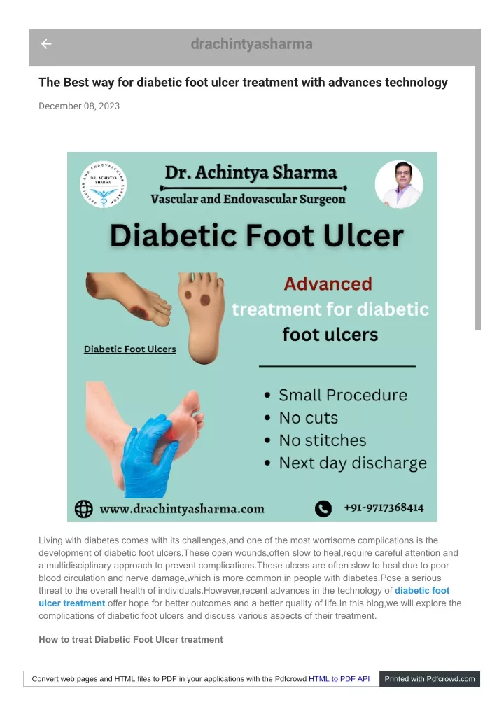 PPT - Top ways to Ultimate Diabetic Ulcer Treatment Medication ...