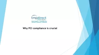 Why PCI compliance is crucial