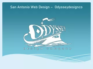 San Antonio Web Design -Odyssey Design Company