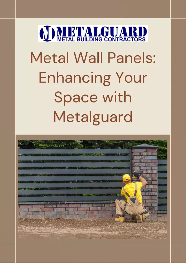 metal wall panels enhancing your space with