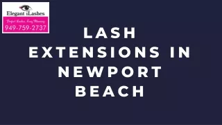 Elegant Lashes Newport offers the effortless beauty of lash extensions.
