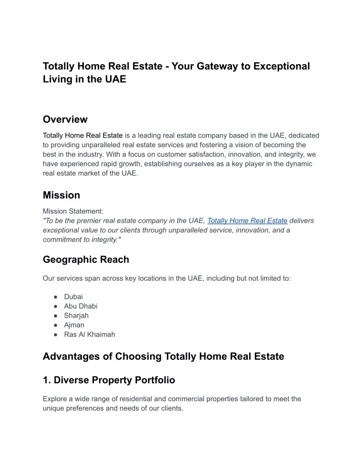 totally home real estate your gateway