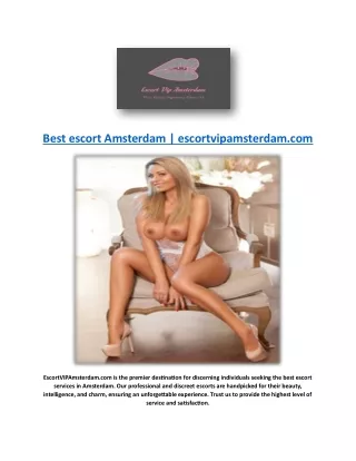Best escort Amsterdam | escortvipamsterdam.com