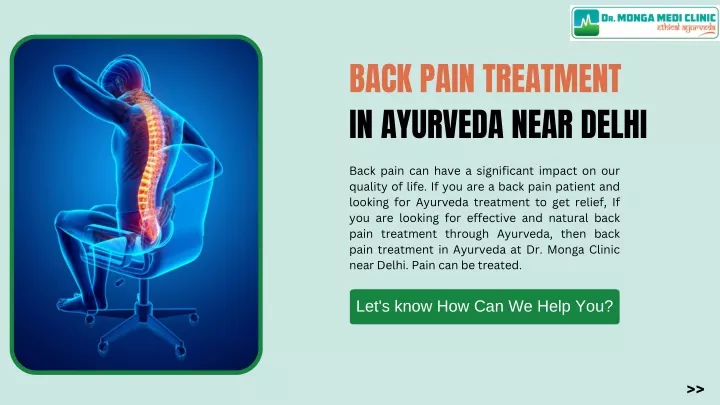 back pain treatment in ayurveda near delhi