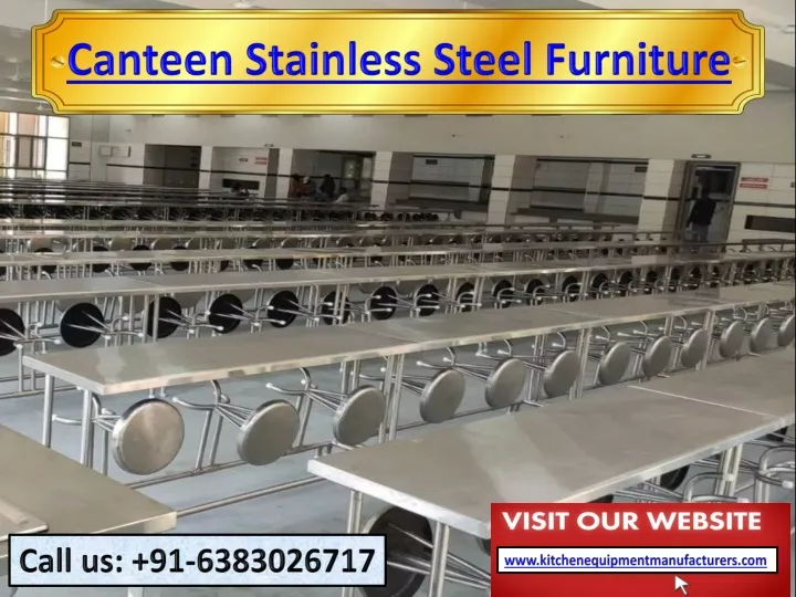 canteen stainless steel furniture
