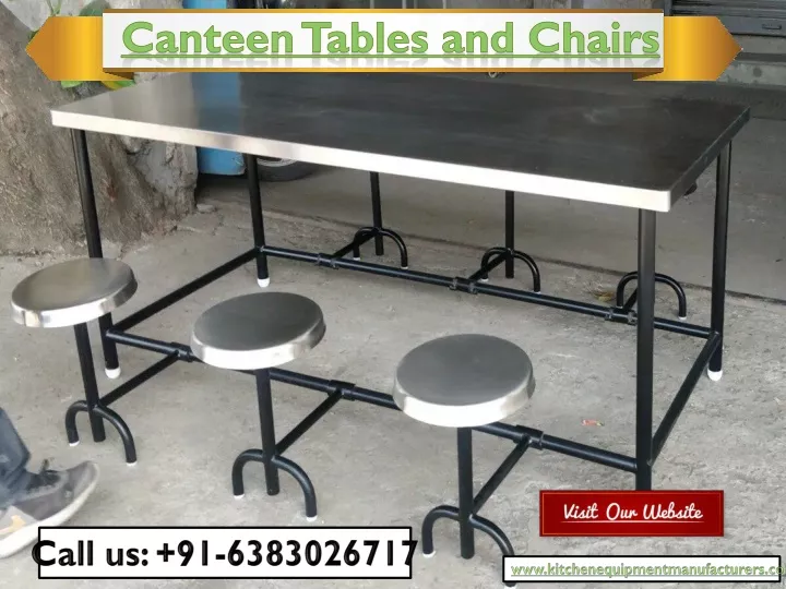 canteen tables and chairs