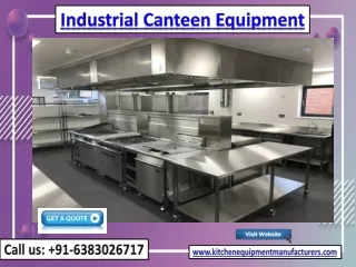 industrial canteen equipment