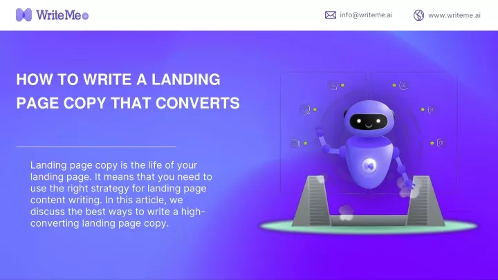 how to write a landing page copy that converts