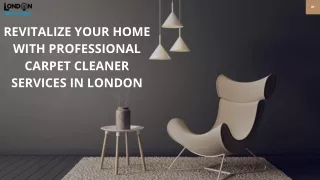 Carpet Cleaner Service In London