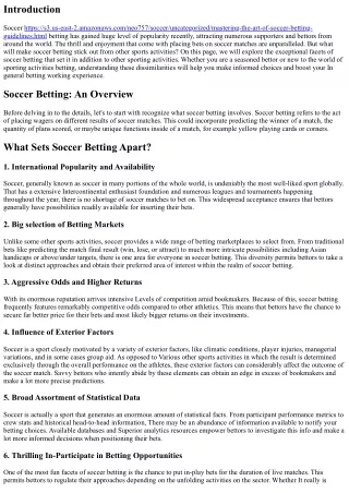 Soccer Betting vs Other Athletics: What Sets It Apart?