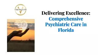 Comprehensive Psychiatric Care in Florida - Vital Psych MD