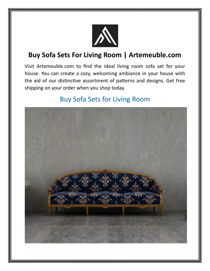 buy sofa sets for living room artemeuble com