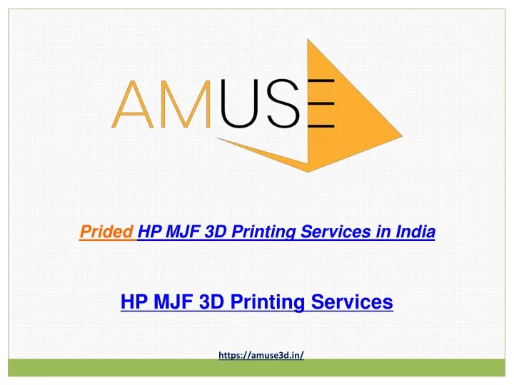 prided hp mjf 3d printing services in india