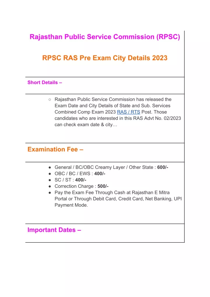 rajasthan public service commission rpsc