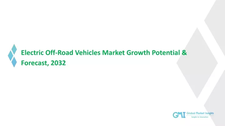 electric off road vehicles market growth
