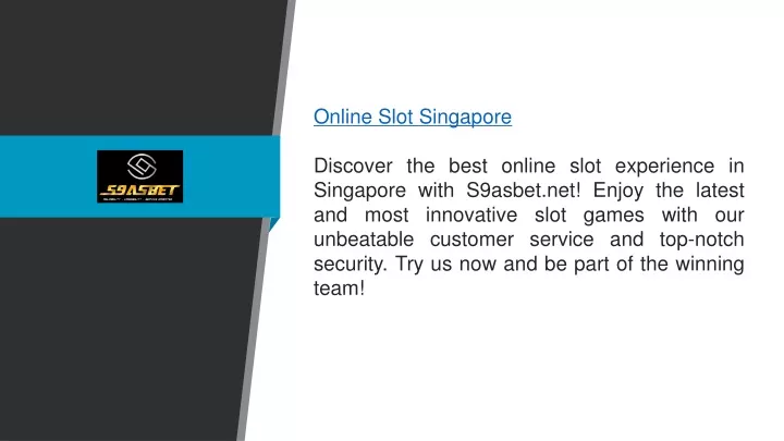 online slot singapore discover the best online