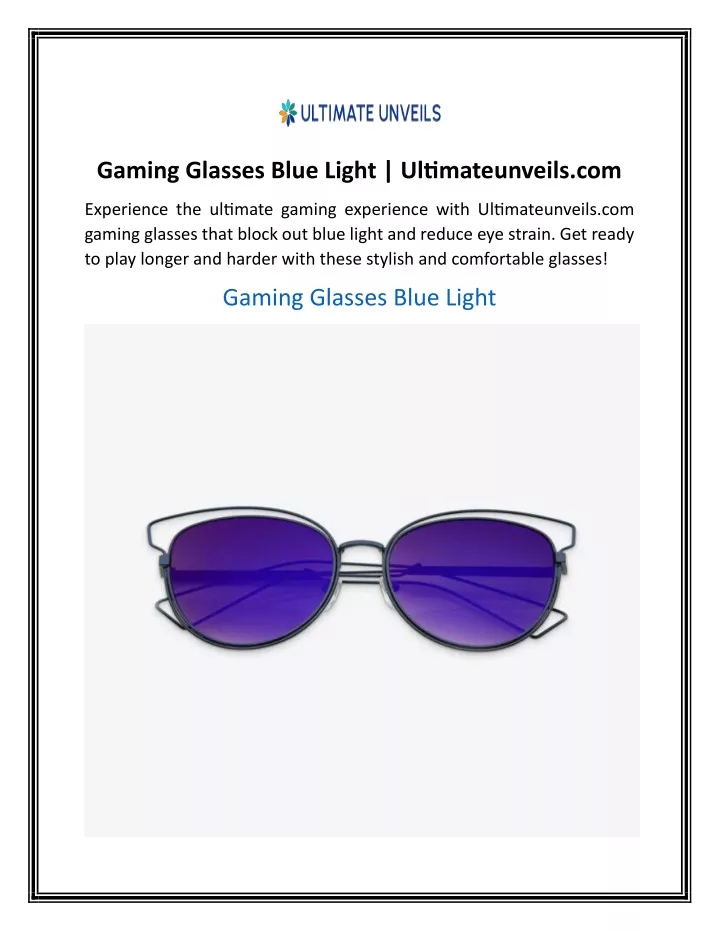gaming glasses blue light ultimateunveils com