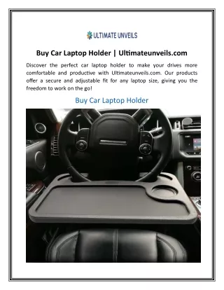 Buy Car Laptop Holder  Ultimateunveils