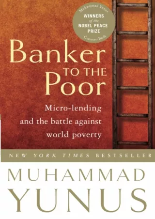 download⚡️[EBOOK]❤️ Banker to the Poor: Micro-Lending and the Battle Against World Poverty