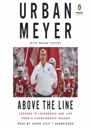 Ebook❤️(download)⚡️ Above the Line: Lessons in Leadership and Life from a Championship Season