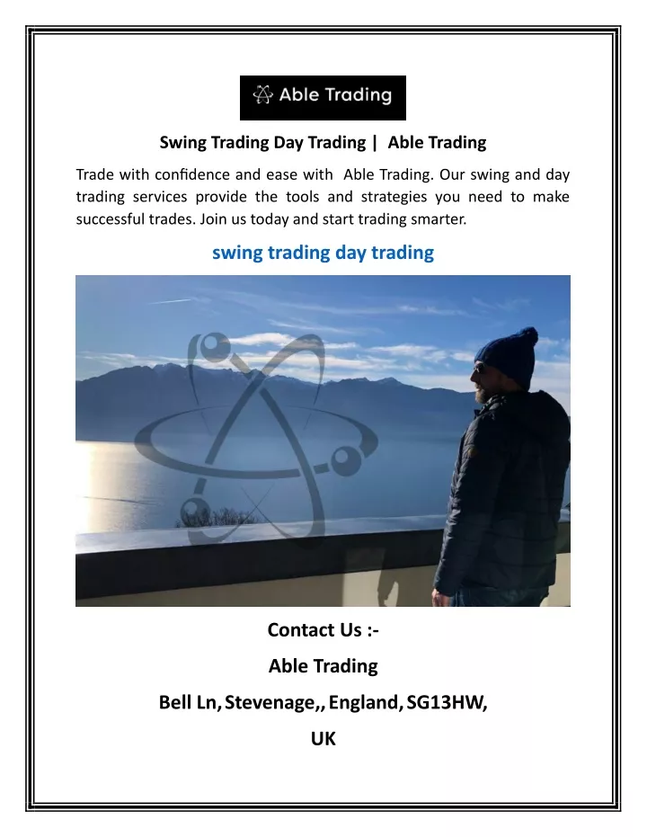 swing trading day trading able trading