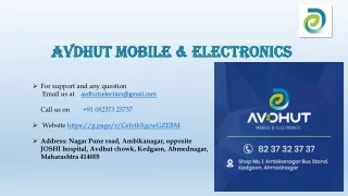 Mobile Shop in Ahmednagar  Avdhut Selection