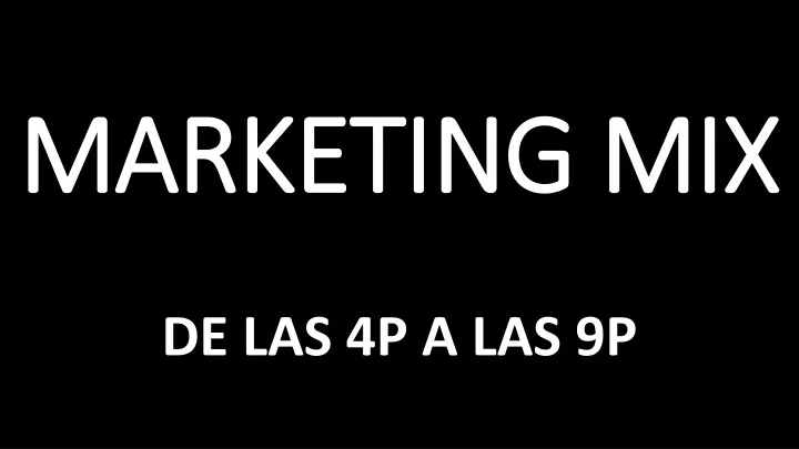 marketing mix